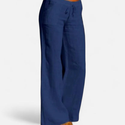 Velour Mode | Pantalon Femme à Jambes Larges – Allure Fluide, Élégance Majestueuse