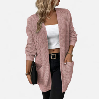Velour Mode | Cardigan Femme à Manches Longues Élégant
