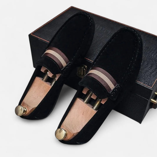 Velour Mode | Mocassins Unisexe en Suède – Élégance Décontractée, Style Urbain Chic
