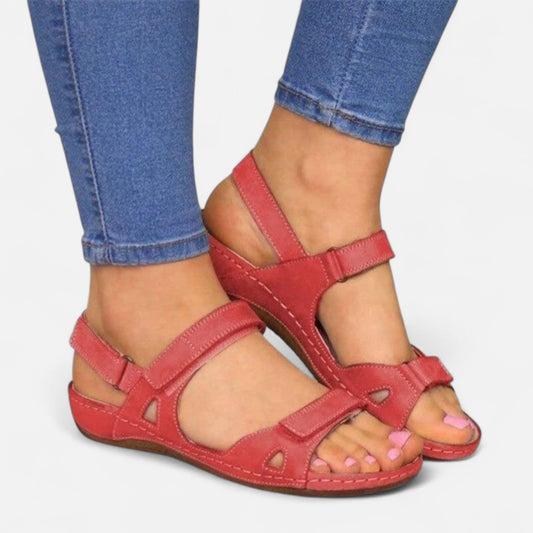 Velour Mode | Sandales Rétro Confort Femme – Charme Vintage, Confort de Marche Doux