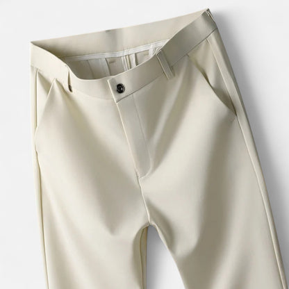 Velour Mode | Pantalon Homme d’Été Fin à Coupe Droite – Légèreté Structurée, Élégance Quotidienne
