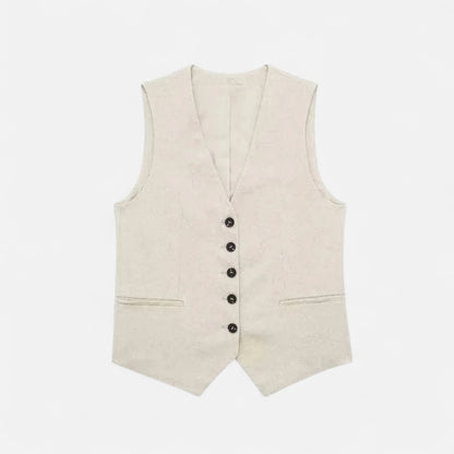 Velour Mode | Ensemble Femme Gilet + Short Taille Haute – Silhouette Affinée, Style Coordonné