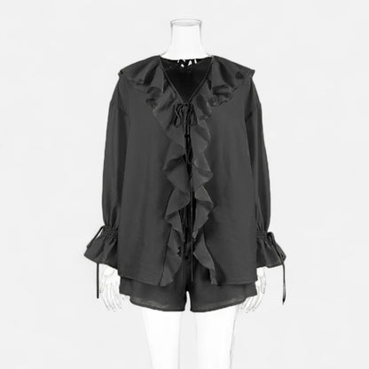 Velour Mode | Ensemble Femme Deux Pièces Décontracté – Élégance Coordonnée, Confort Quotidien