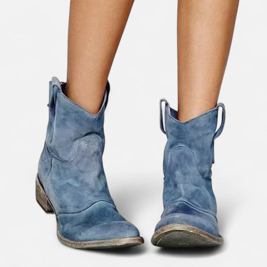Velour Mode | Bottines Western Vintage Femme – Esprit Cowboy, Charme Authentique