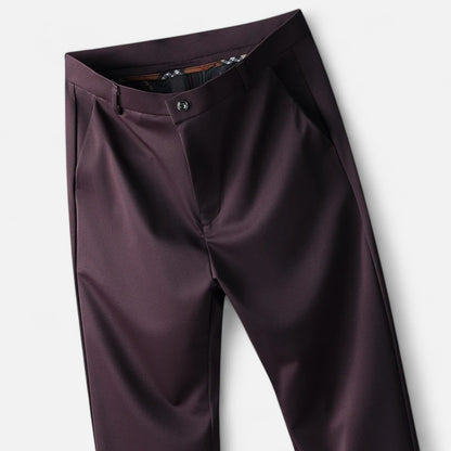 Velour Mode | Pantalon Homme d’Été Fin à Coupe Droite – Légèreté Structurée, Élégance Quotidienne