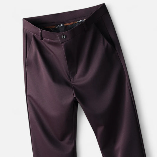 Velour Mode | Pantalon Homme d’Été Fin à Coupe Droite – Légèreté Structurée, Élégance Quotidienne