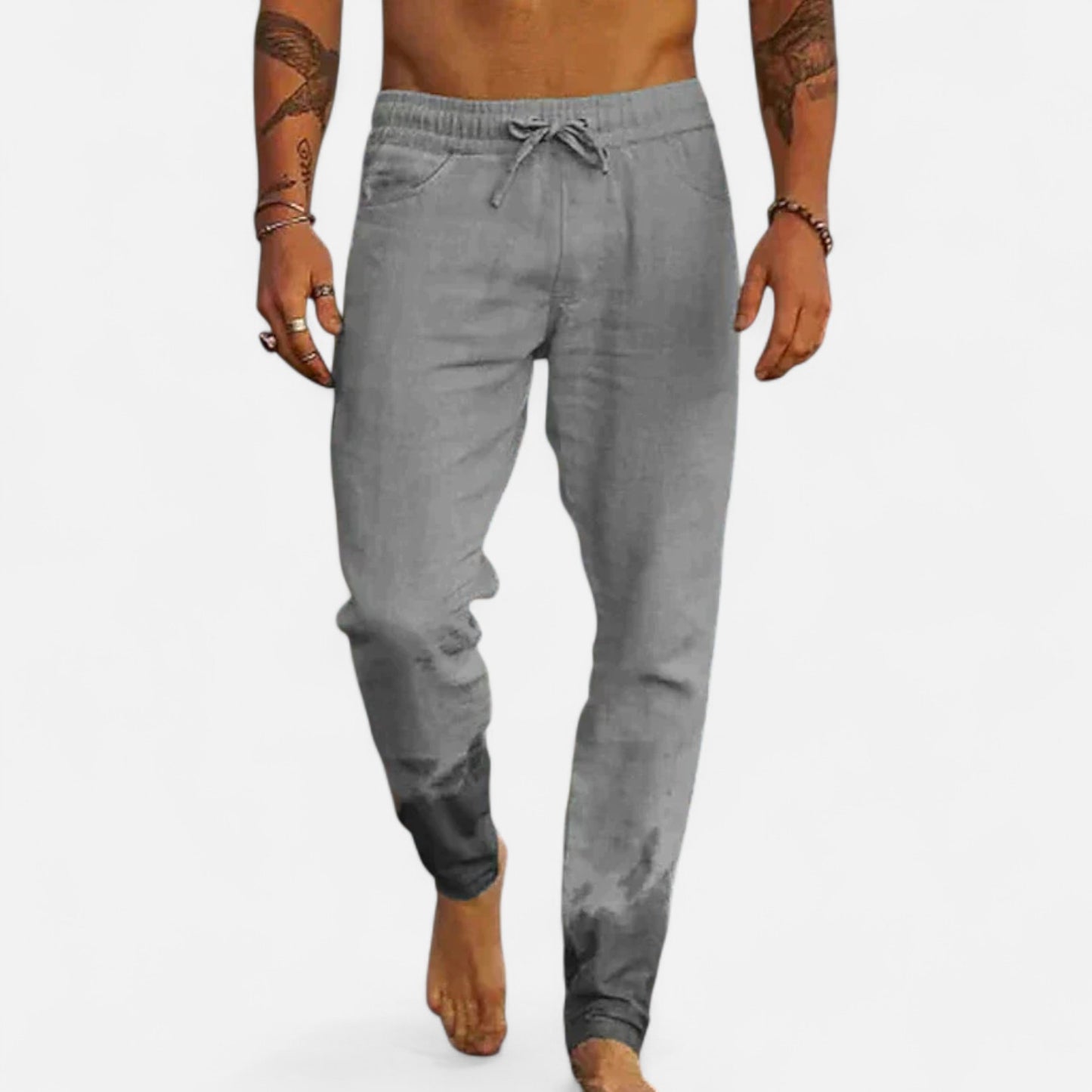Velour Mode | Pantalon en Lin pour Homme – Légèreté Naturelle et Élégance Décontractée