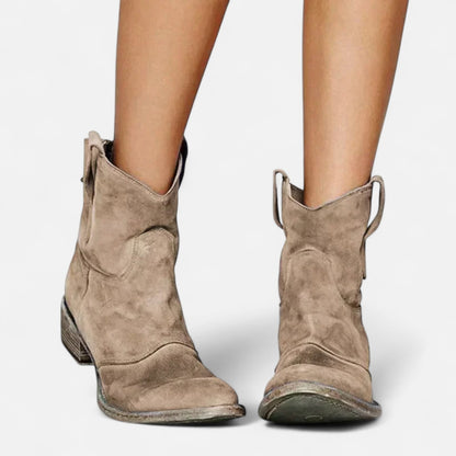 Velour Mode | Bottines Western Vintage Femme – Esprit Cowboy, Charme Authentique