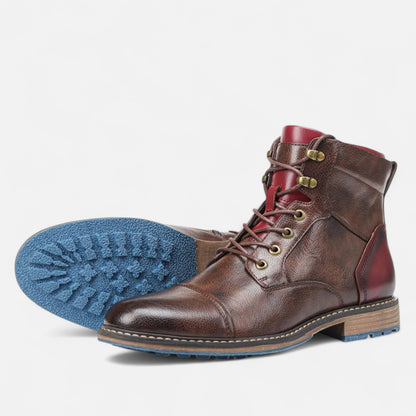 Velour Mode | Bottes en Cuir Homme – Signature Distinctive, Prestige Durable