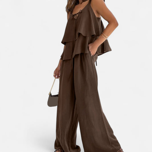 Velour Mode | Ensemble Femme Deux Pièces en Coton – Simplicité Raffinée, Confort Naturel