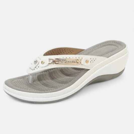 Velour Mode | Sandales Tongs Rembourrées Femme – Confort Douillet, Élégance Décontractée
