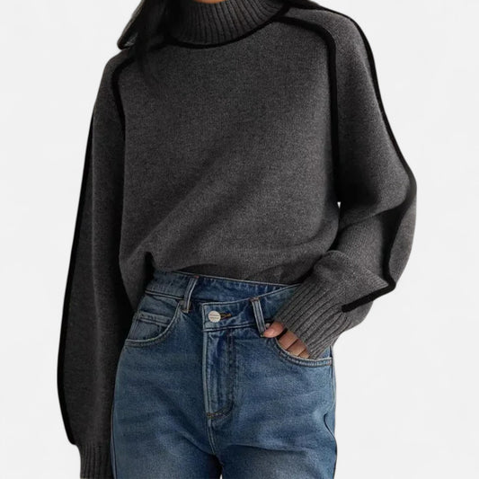 Velour Mode | Pull chaud d’hiver à col roulé pour femme