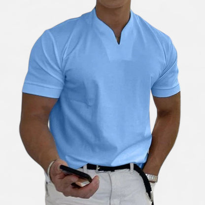 Velour Mode | T-shirt Homme Manches Courtes – Élégance Active, Style Business Décontracté