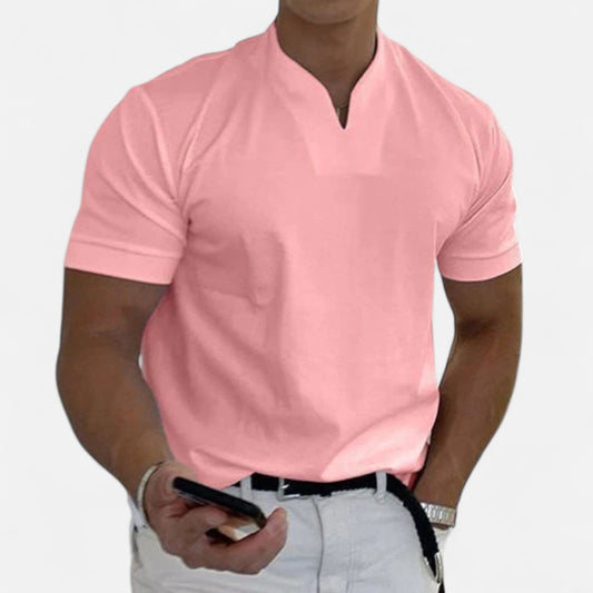 Velour Mode | T-shirt Homme Manches Courtes – Élégance Active, Style Business Décontracté