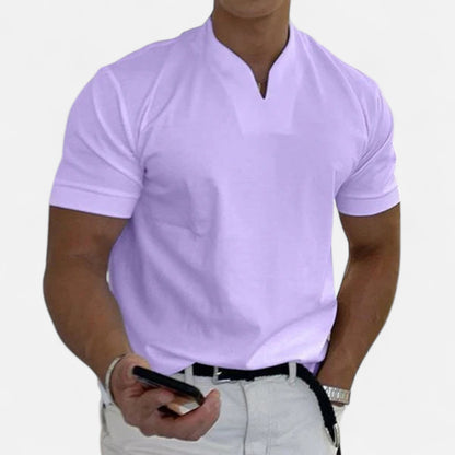 Velour Mode | T-shirt Homme Manches Courtes – Élégance Active, Style Business Décontracté