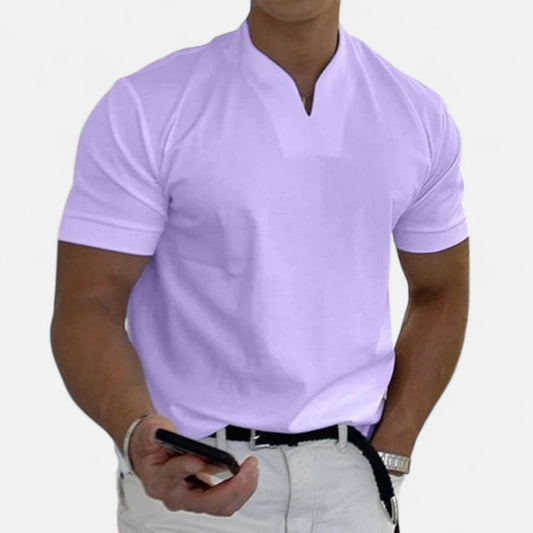 Velour Mode | T-shirt Homme Manches Courtes – Élégance Active, Style Business Décontracté
