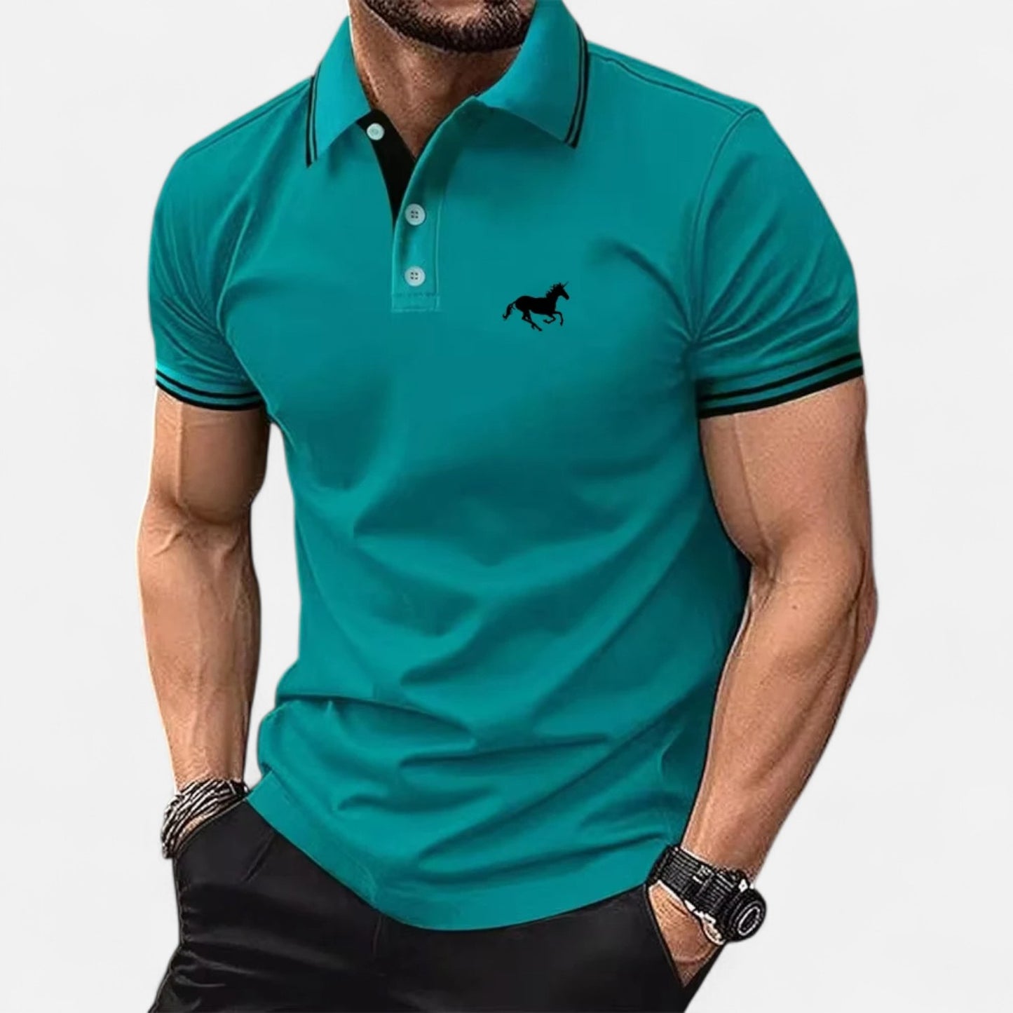 Velour Mode | Polo Homme Manches Courtes Classique – Élégance Sportive, Intemporalité Assurée