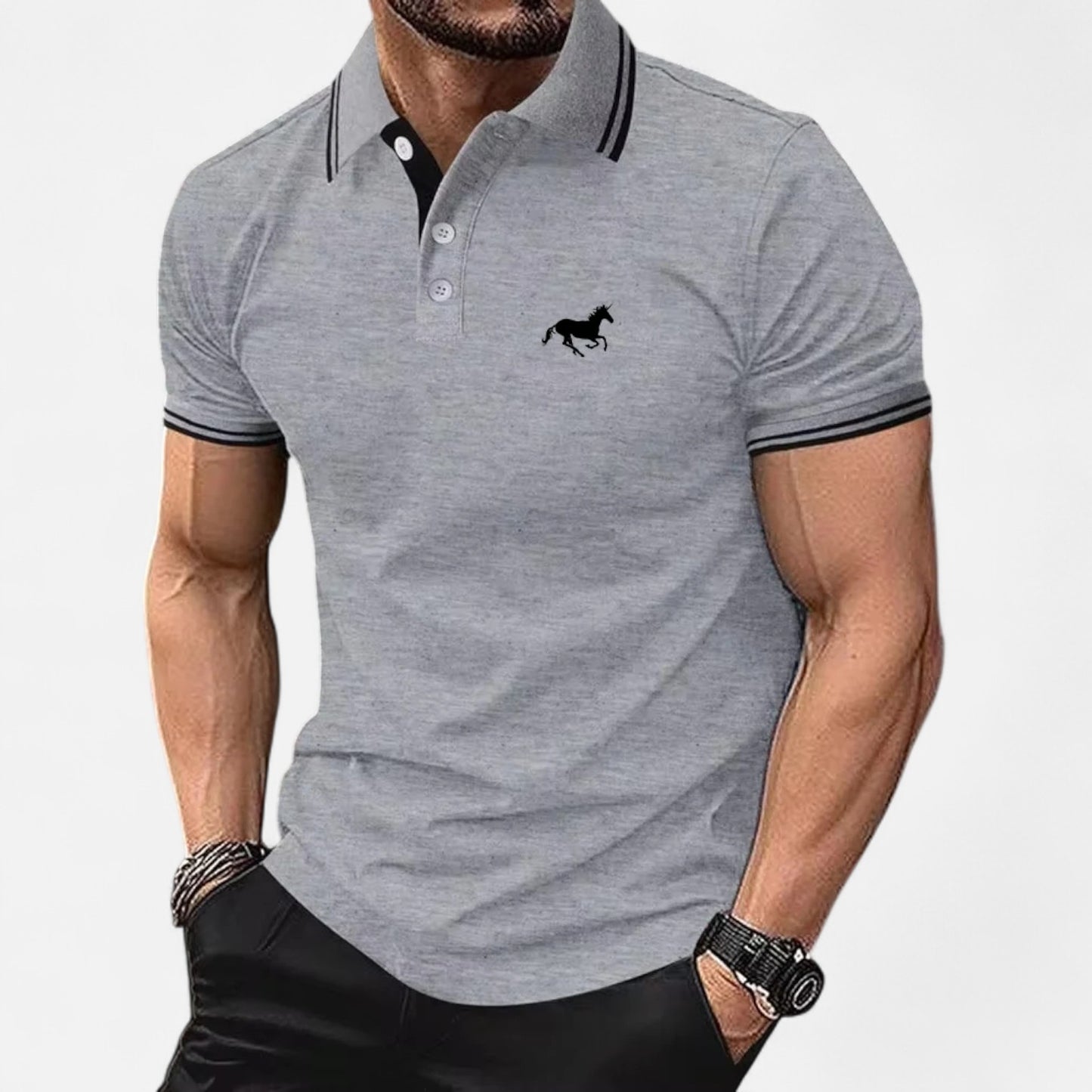 Velour Mode | Polo Homme Manches Courtes Classique – Élégance Sportive, Intemporalité Assurée