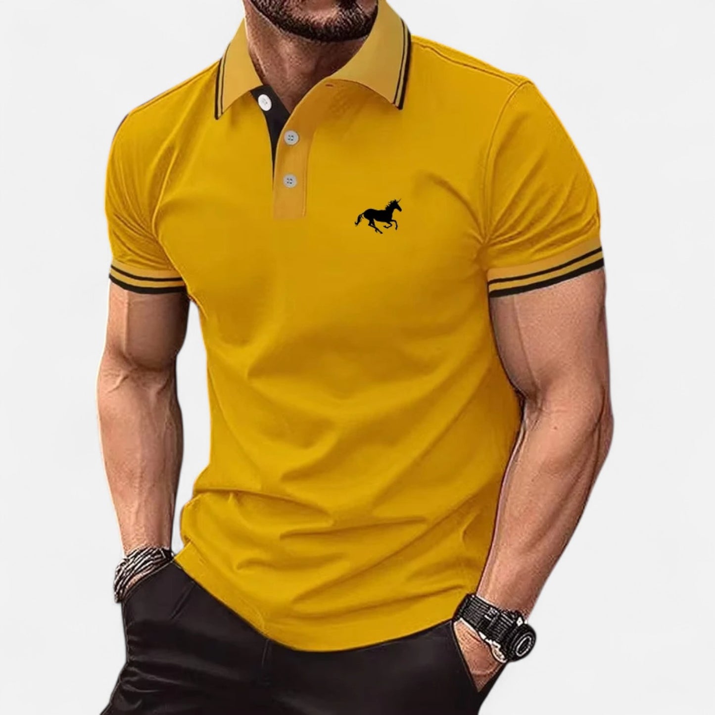 Velour Mode | Polo Homme Manches Courtes Classique – Élégance Sportive, Intemporalité Assurée