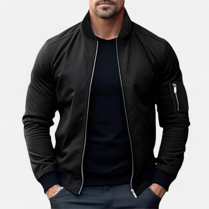 Velour Mode | Blouson Bomber Homme – Style Urbain, Silhouette Structurée