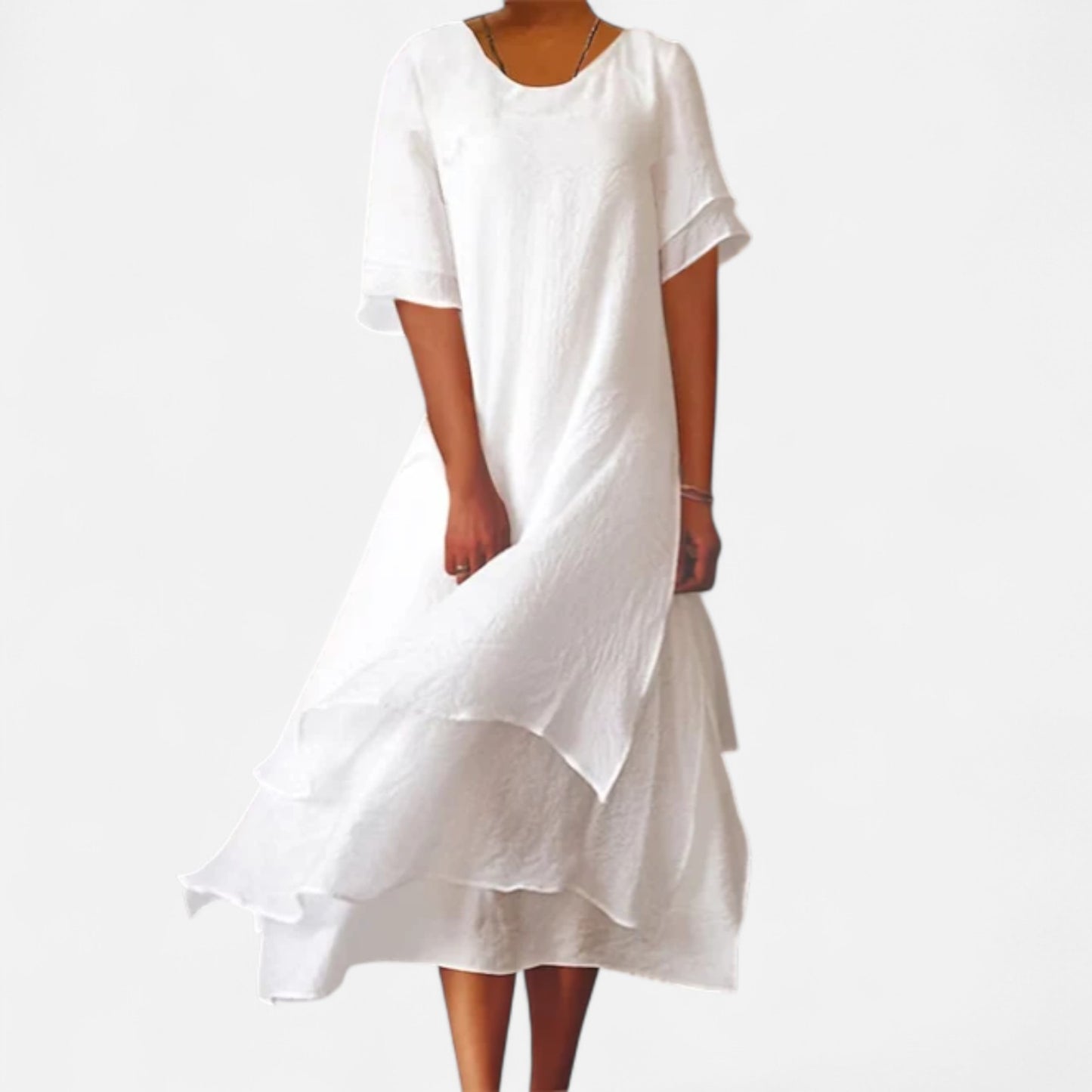 Velour Mode | Chemise Longue Femme en Coton et Lin Double Épaisseur – Légèreté Naturelle, Élégance Flottante
