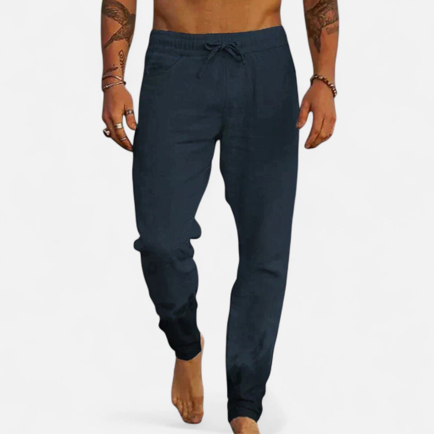 Velour Mode | Pantalon en Lin pour Homme – Légèreté Naturelle et Élégance Décontractée
