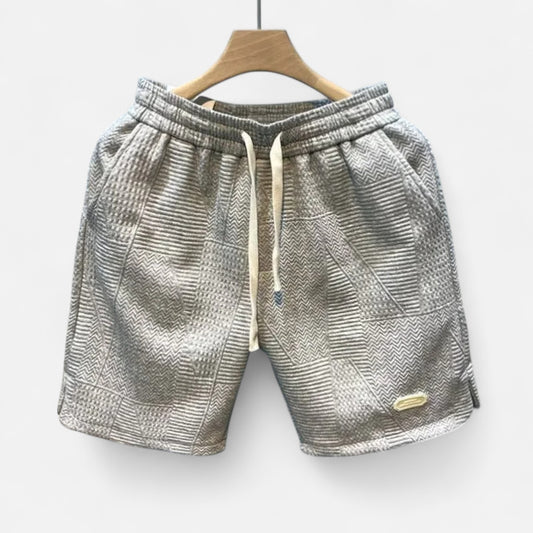 Velour Mode | Bermuda Long Imprimé Homme – Esprit Rétro, Élégance Décontractée