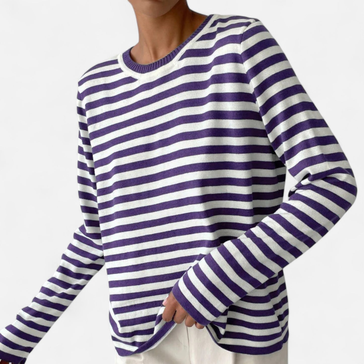 Velour Mode | Haut estival chic à rayures fines