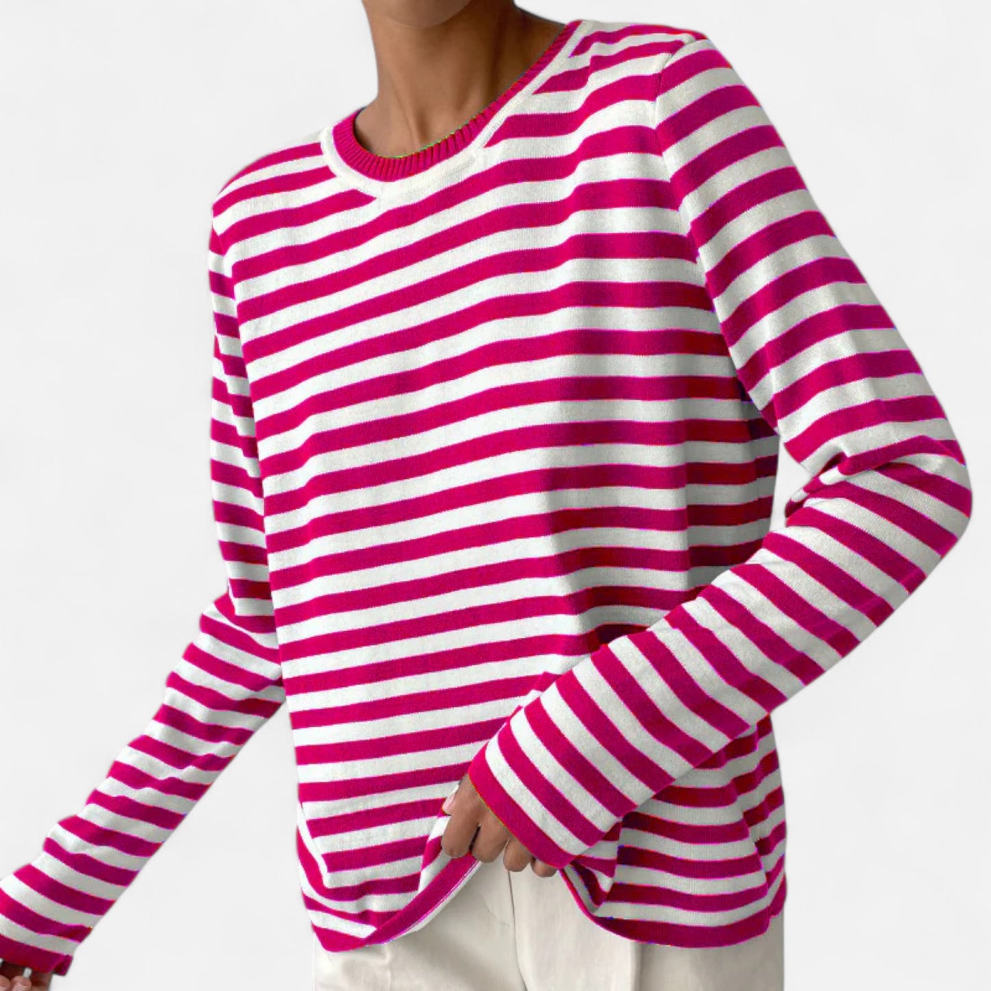 Velour Mode | Haut estival chic à rayures fines