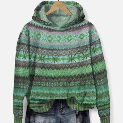 Velour Mode | Hoodie Femme Style Norvégien avec Capuche