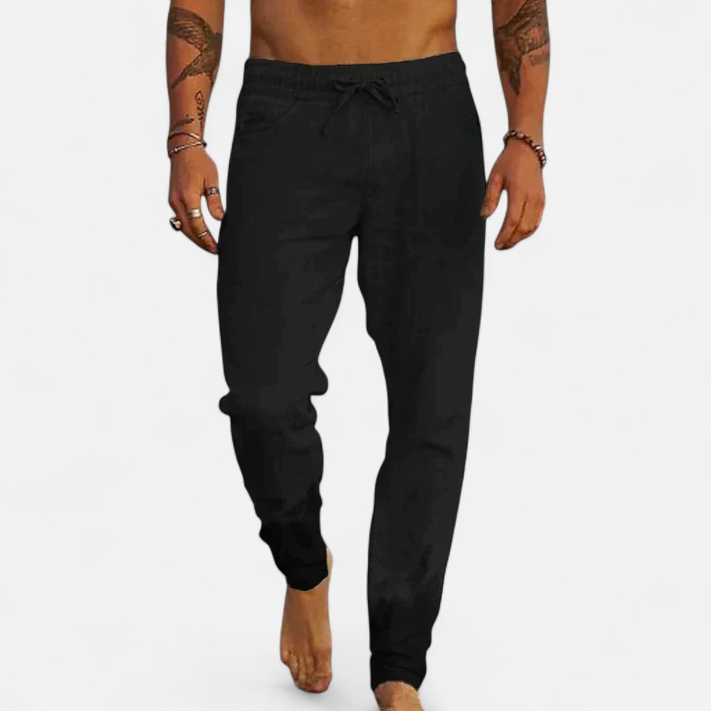 Velour Mode | Pantalon en Lin pour Homme – Légèreté Naturelle et Élégance Décontractée