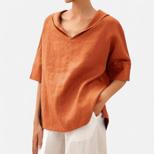 Velour Mode | Blouse Décontractée Femme – Élégance Simple, Confort Quotidien