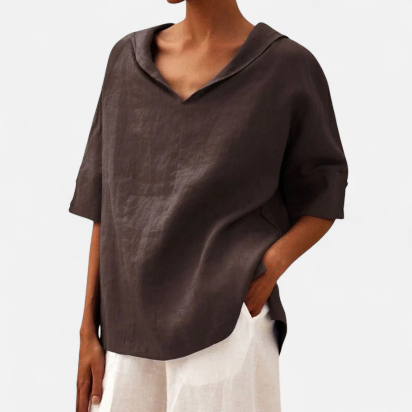 Velour Mode | Blouse Décontractée Femme – Élégance Simple, Confort Quotidien