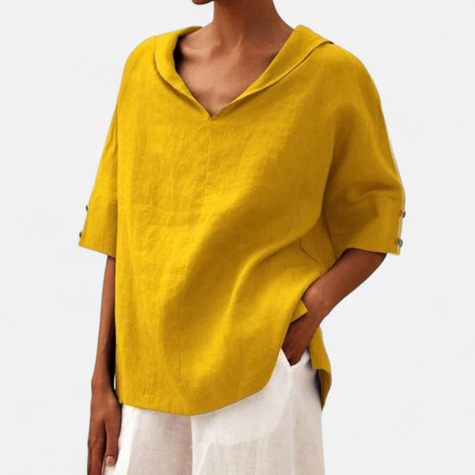 Velour Mode | Blouse Décontractée Femme – Élégance Simple, Confort Quotidien
