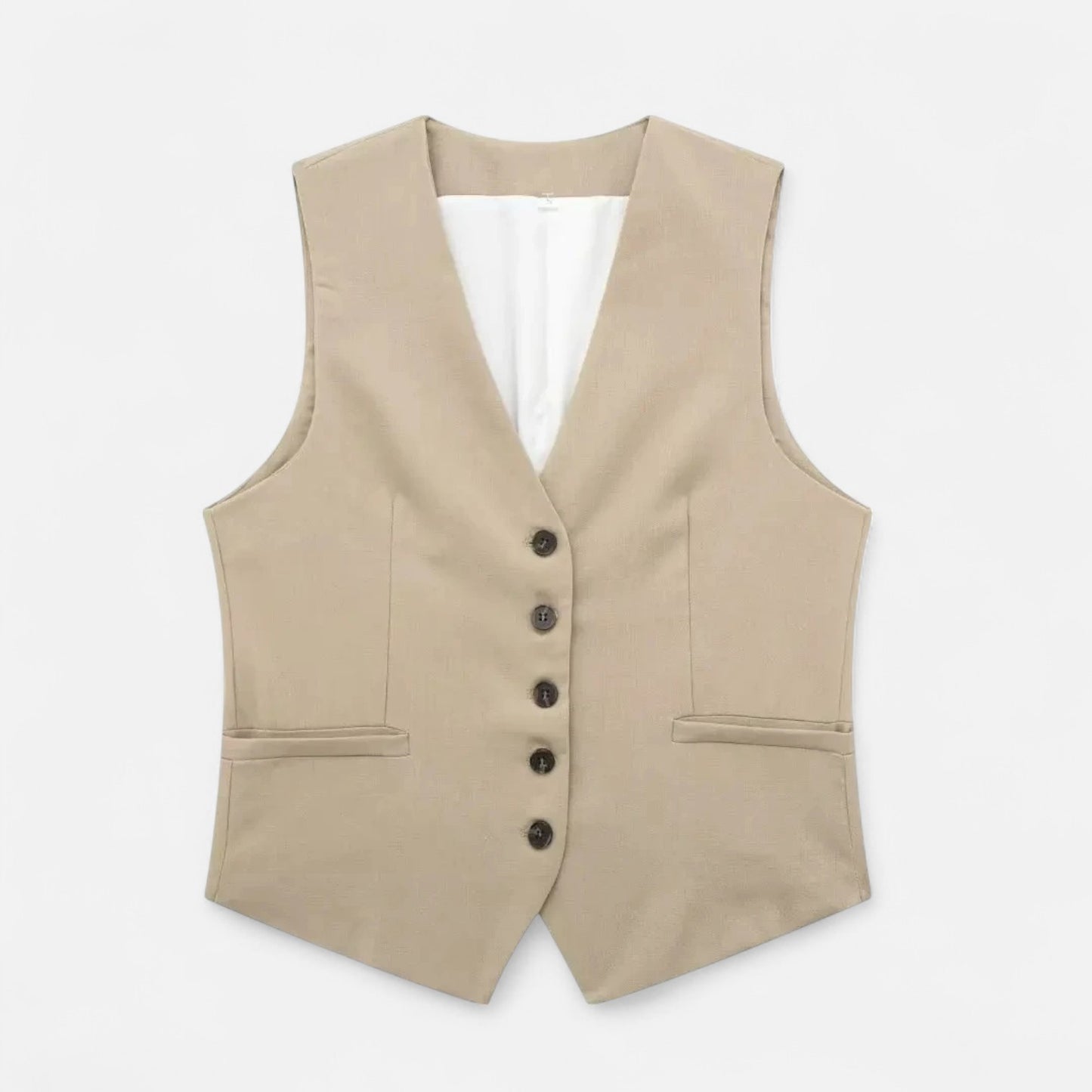 Velour Mode | Ensemble Femme Gilet + Short Taille Haute – Silhouette Affinée, Style Coordonné