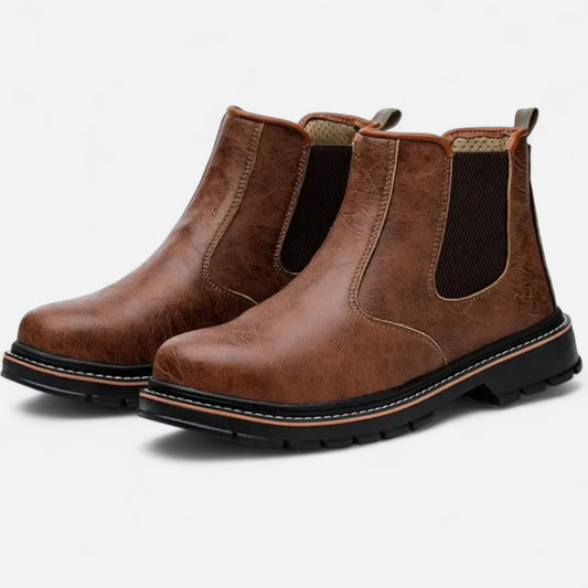 Velour Mode | Bottines de sécurité marron S3 – ultra-résistantes
