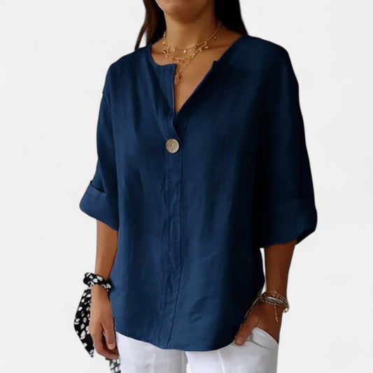 Velour Mode | T-Shirt Femme Estival Coupe Ample – Légèreté Décontractée, Élégance Naturelle