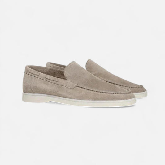 Velour Mode | Mocassins Homme en Suède – Élégance Décontractée, Texture Noblement Tannée