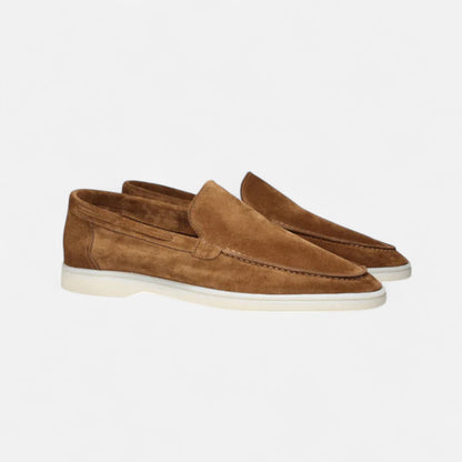 Velour Mode | Mocassins Homme en Suède – Élégance Décontractée, Texture Noblement Tannée