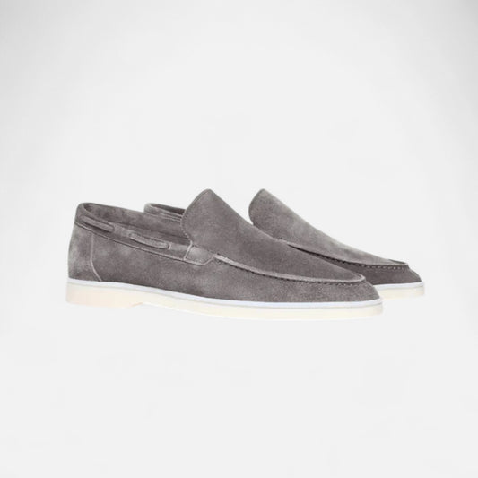 Velour Mode | Mocassins Homme en Suède – Élégance Décontractée, Texture Noblement Tannée