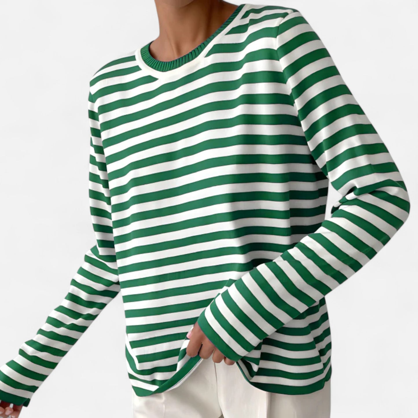 Velour Mode | Haut estival chic à rayures fines