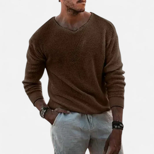Velour Mode | Pull en maille fine à manches longues