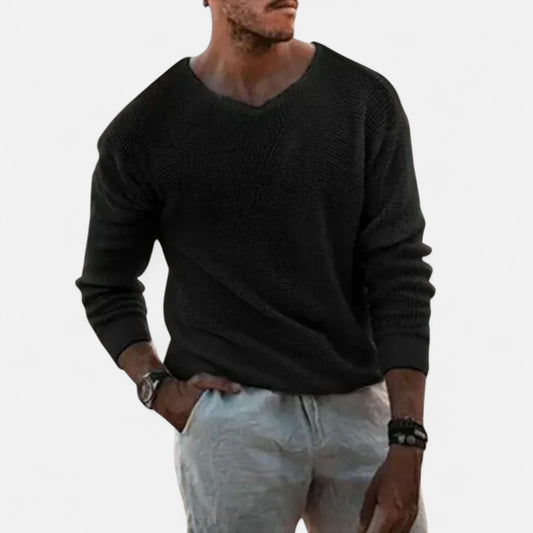 Velour Mode | Pull en maille fine à manches longues