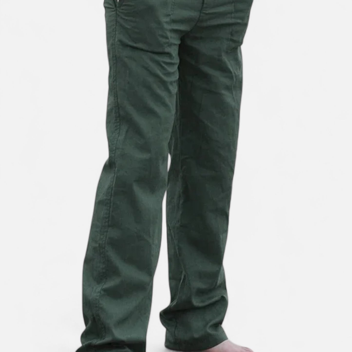 Velour Mode | Pantalon Homme Lin et Coton Coupe Ample – Fraîcheur Naturelle, Élégance Décontractée
