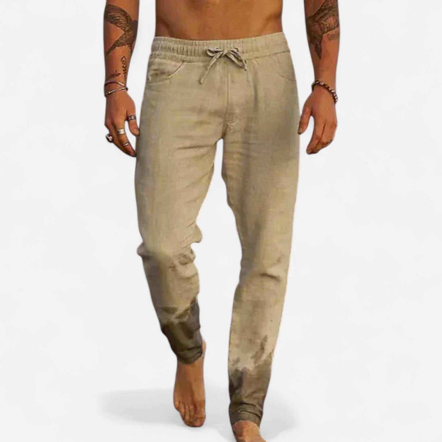 Velour Mode | Pantalon en Lin pour Homme – Légèreté Naturelle et Élégance Décontractée