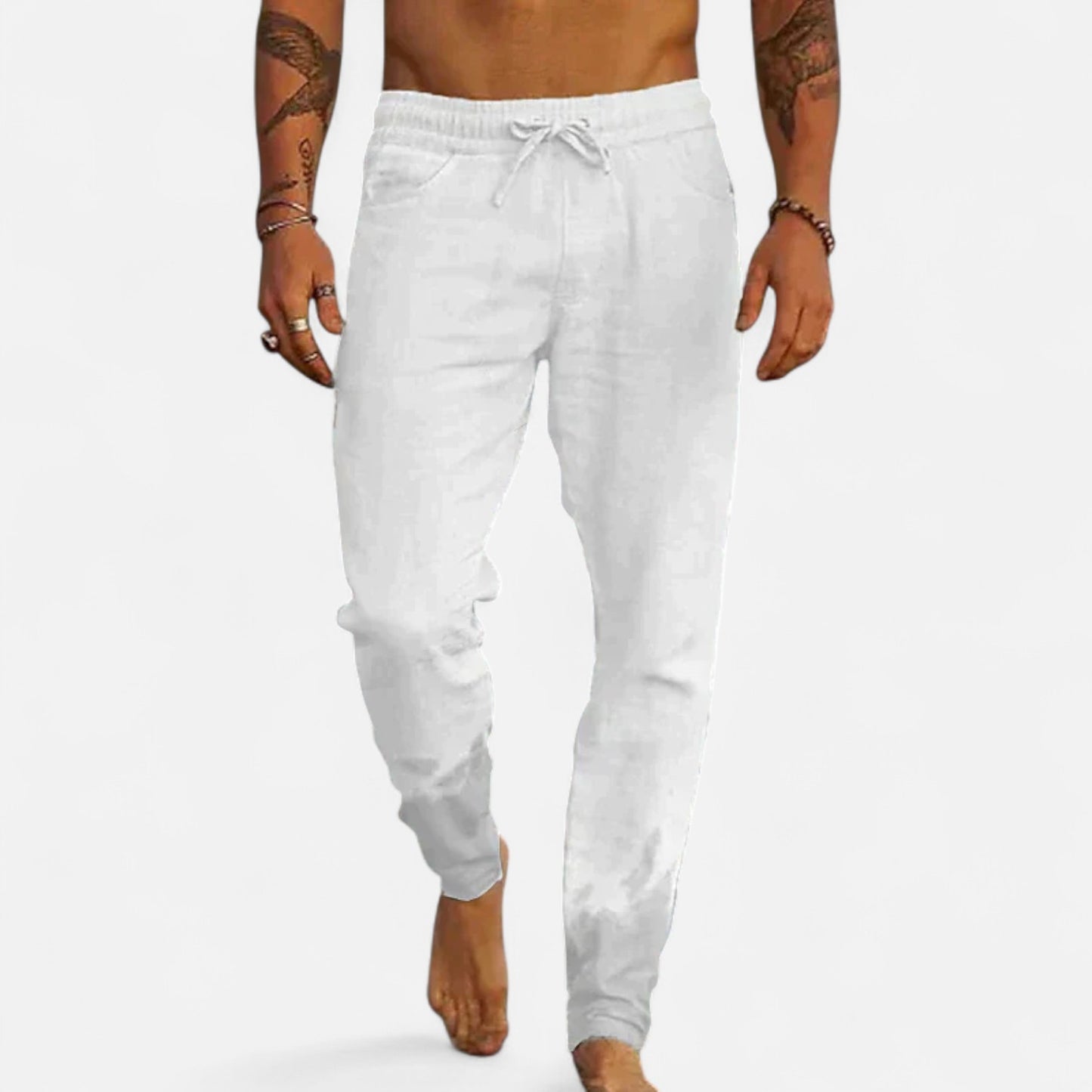 Velour Mode | Pantalon en Lin pour Homme – Légèreté Naturelle et Élégance Décontractée