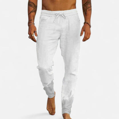 Velour Mode | Pantalon en Lin pour Homme – Légèreté Naturelle et Élégance Décontractée