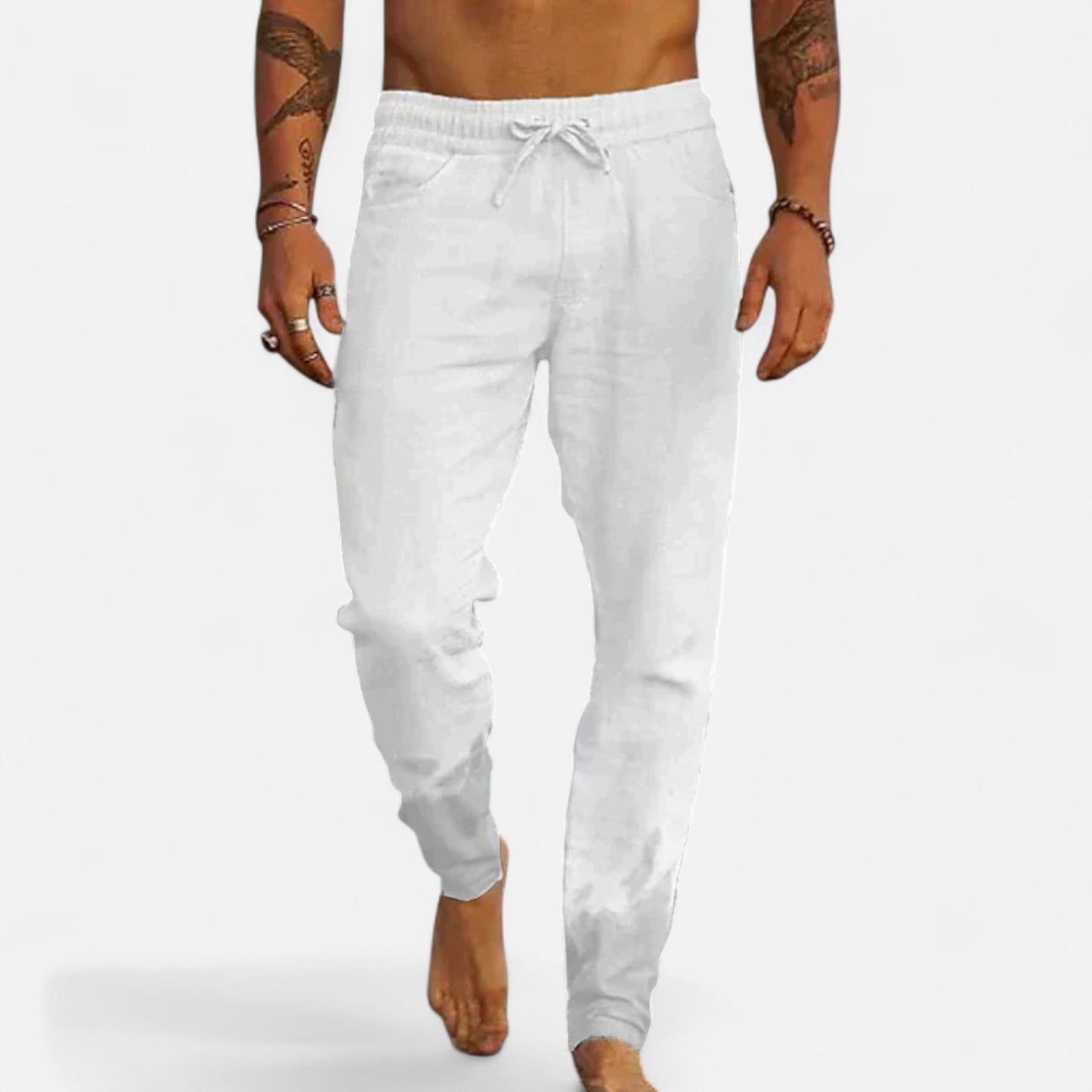 Velour Mode | Pantalon en Lin pour Homme – Légèreté Naturelle et Élégance Décontractée