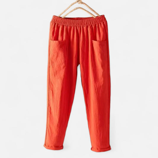Velour Mode | Pantalon Femme Taille Haute – Allure Élancée, Élégance Structurée