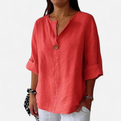 Velour Mode | T-Shirt Femme Estival Coupe Ample – Légèreté Décontractée, Élégance Naturelle